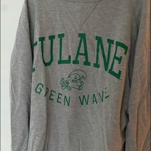 long sleeve tulane shirt NWOT